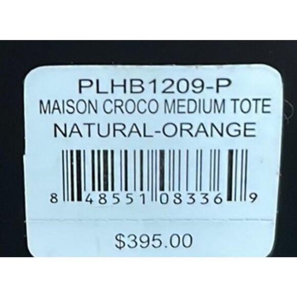 Pour La Victoire 100% leather “Maison Croco” med tote. - Picture 15 of 15